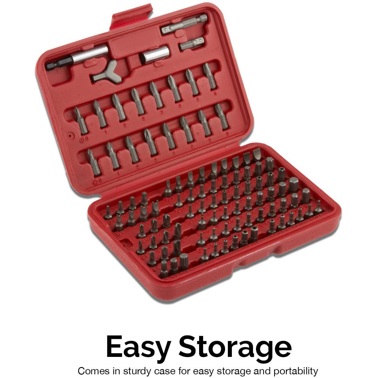 Rynx | 100 pieces: Neiko 10048A Premium Safety Bits Set