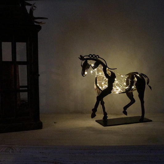 Rynx | Handmade Metal Horse Sculpture "Adonis"