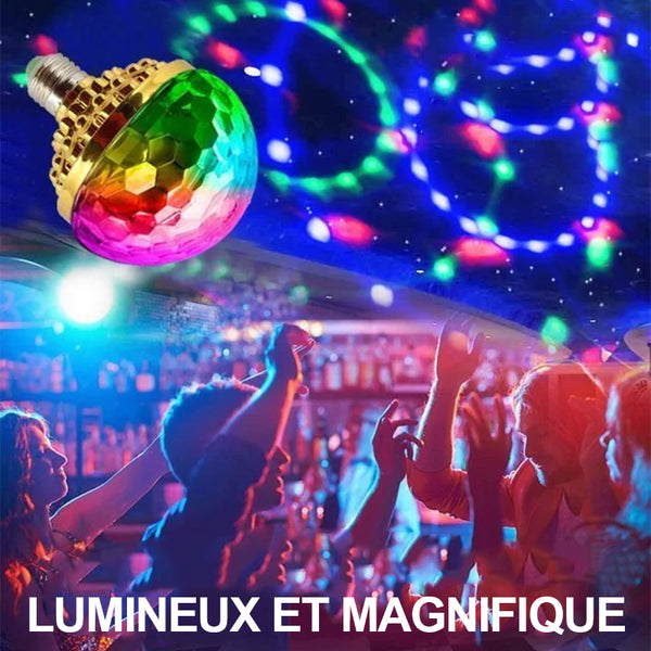 Rynx | LED Disco Ball Colorful Rotating Light Bulb