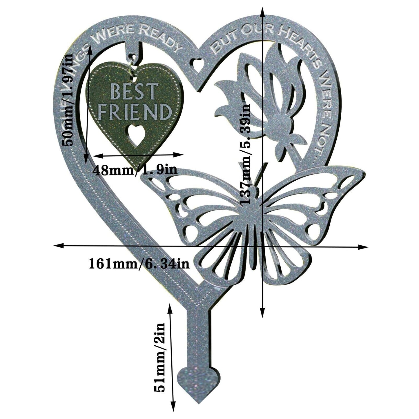 Rynx | Memorial Gift Butterfly Ornament - Garden Memorial Plaque