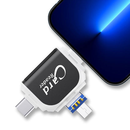 RYNX | Multi-Port 4 in 1 universal SD TF card reader
