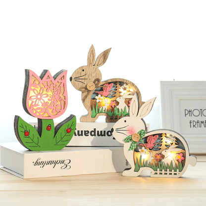 Rynx | EasterGlow – Illuminated twisted bunny figures with gentle LED elements