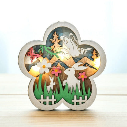 Rynx | EasterGlow – Illuminated twisted bunny figures with gentle LED elements