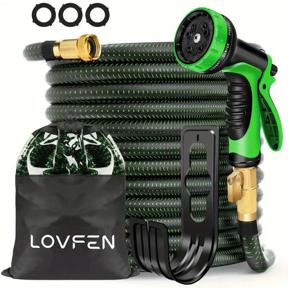 Rynx | Thick adjustable garden hose - Leak-proof design with spray gun