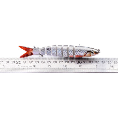 Rynx | Pike fishing lures Artificial Multi Jointed Sections Hard Bait Trolling Pike Carp Fishing Tools