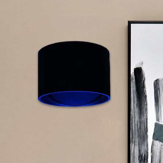 Rynx | Black/White Circle Mini Wall Light Kit Simple LED Metal Wall Light in Multi-Color Light