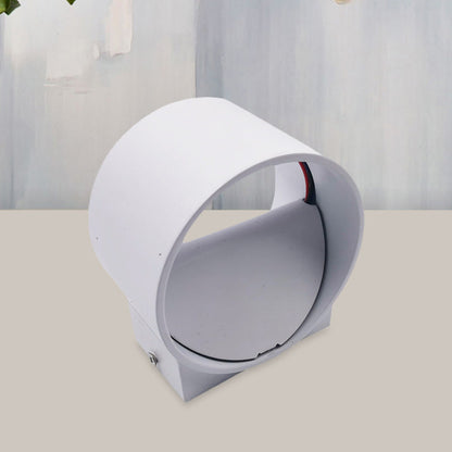 Rynx | Black/White Circle Mini Wall Light Kit Simple LED Metal Wall Light in Multi-Color Light