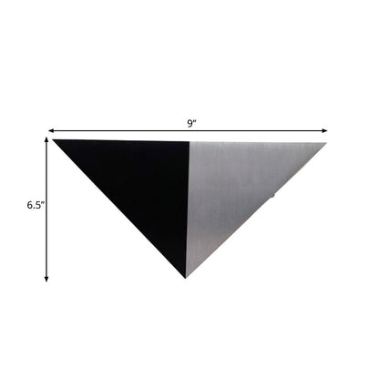 Rynx | Minimalism Pyramid Wall Light Kit Metal Party RGB LED Wall Mounted Light in Black and Silver