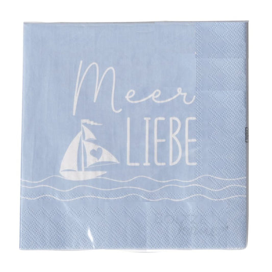 Rynx | Paper Napkins Sea Love Light Blue