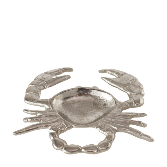 Rynx | Decorative bowl crab silver-colored