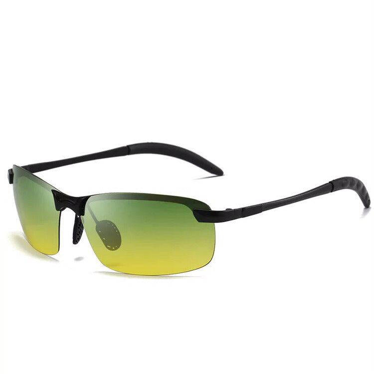 RYNX | Color Changing Polarized Glasses Black Green-Yellow