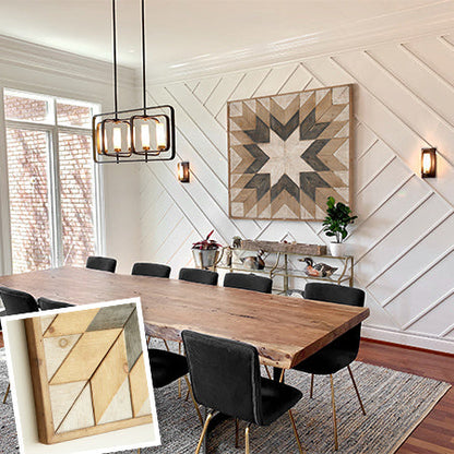 Rynx | Recycled wood geometric wall art