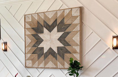 Rynx | Recycled wood geometric wall art