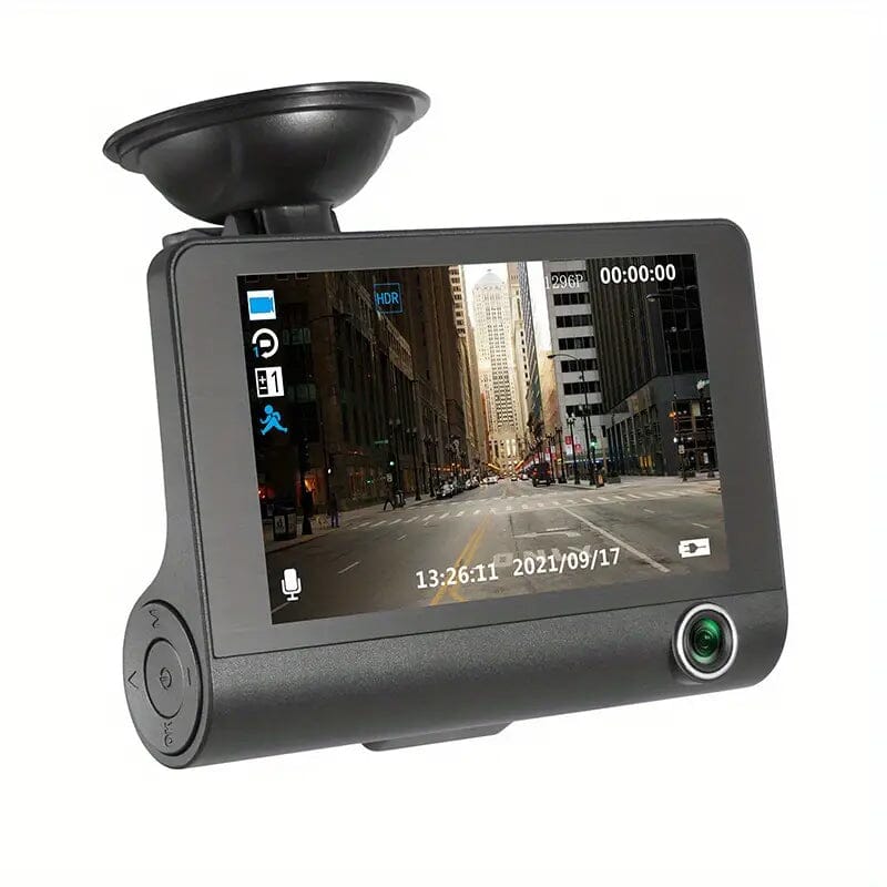 Rynx | 1080P 3-camera recorder Dash Cam with night vision