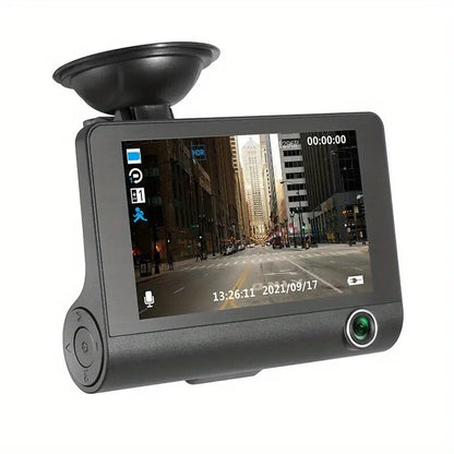 Rynx | 1080P 3-camera recorder Dash Cam with night vision