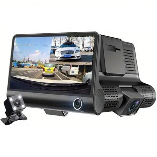 Rynx | 1080P 3-camera recorder Dash Cam with night vision