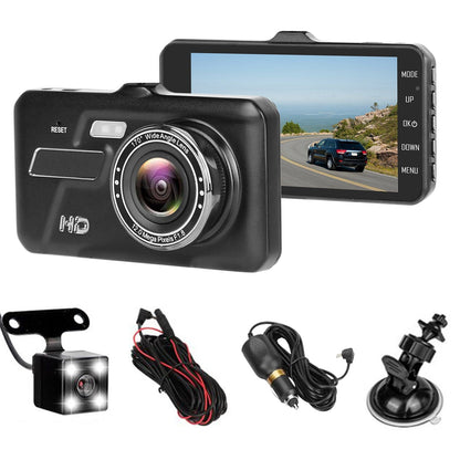 Rynx | 1080P 4-inch touchscreen dual dash cam
