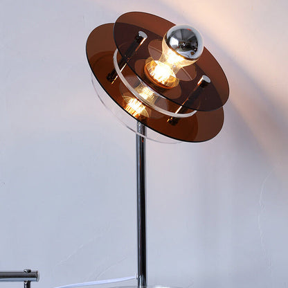 Rynx | AstroVibe Modern Acrylic Table Lamp | Space-Saucer Design | Unique | Mood Light | Home Decor