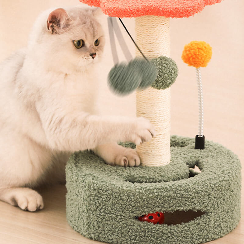 Rynx | Cute Sunflower Cat Tree for Scratching Climbing & Sleeping