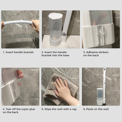 Rynx | Toilet Wall Kit, Disposable Toilet Cleaning System with 18 Refill Heads