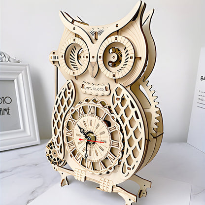 Rynx | Super mechanical wooden model puzzle set🦉