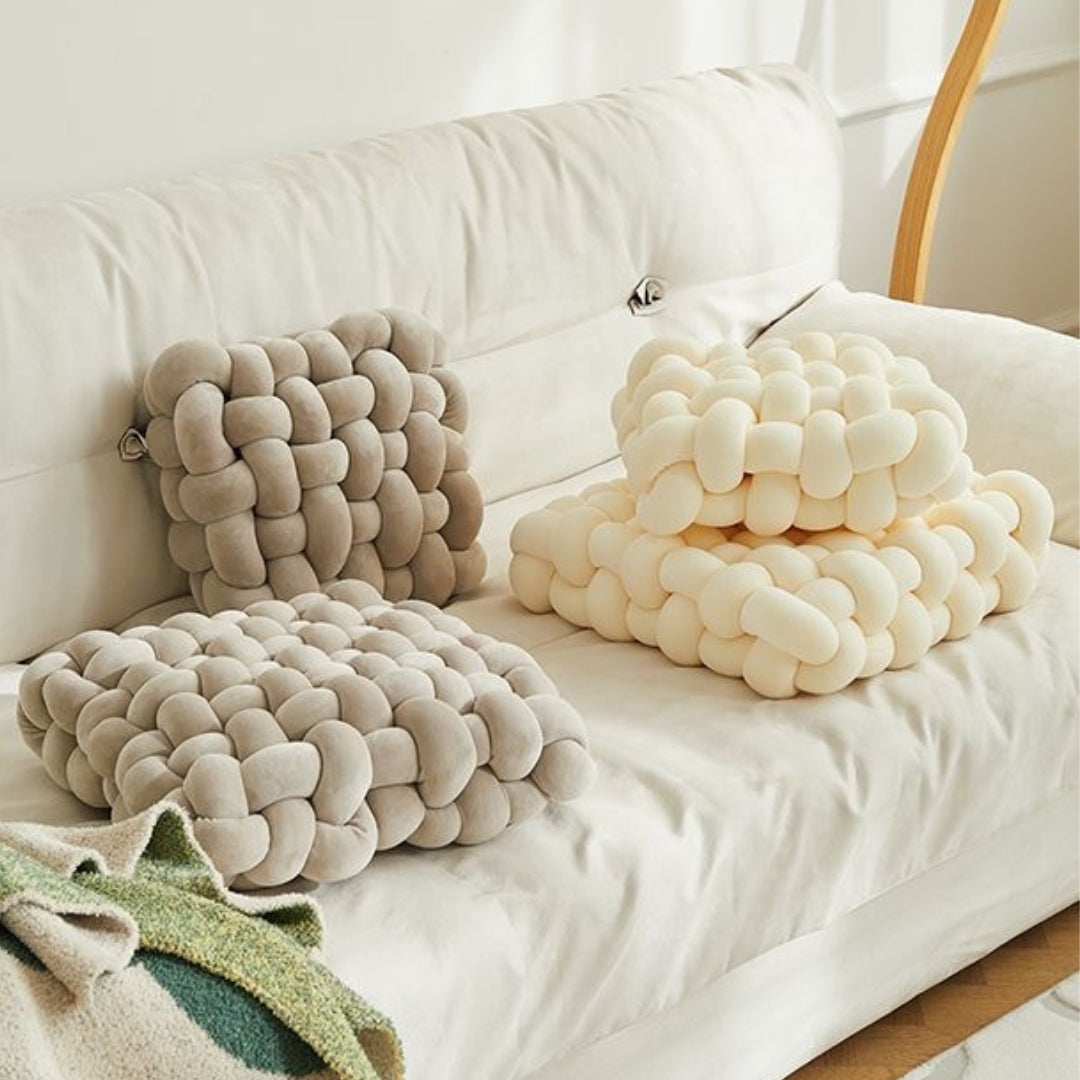 Rynx | Nordic Knot Plush Cushion