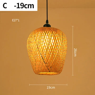 Rynx | Handcrafted Rattan Pendant Light - RayaLicht