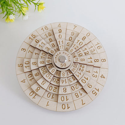 RYNX | Safecracker 50 Wooden Puzzle - Difficult Mathematical Brain Teaser For Adults