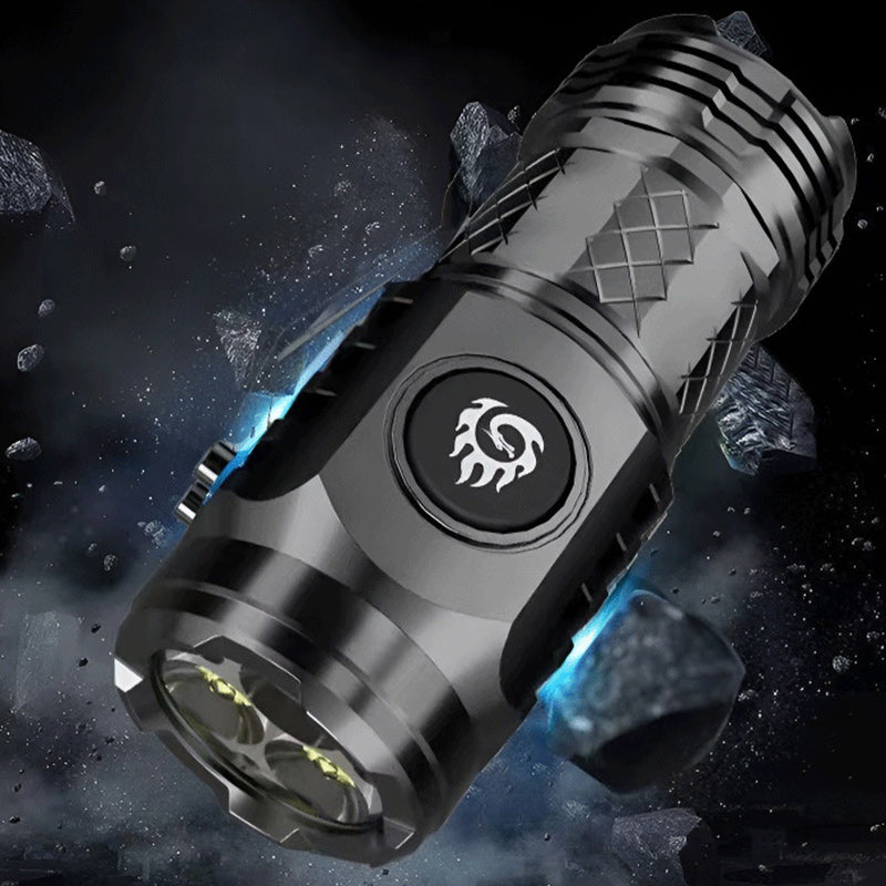 Rynx | Mini flashlight with three-eyed monster