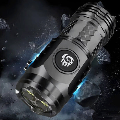Rynx | Mini flashlight with three-eyed monster