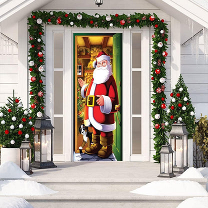 Rynx | Nightmare Before Christmas Outdoor Decorations Props Christmas Elf Door Cover