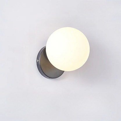 Rynx | GoldLicht - Modern Golden Wall Lamp With Glass Sphere