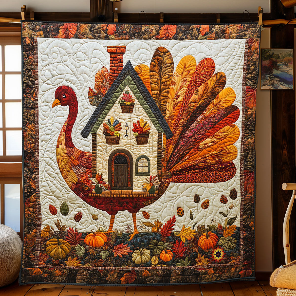 Rynx | Rustic Turkey House Quilt