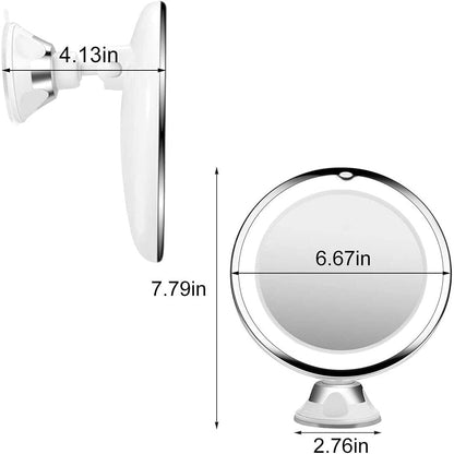 Rynx | 10X Magnifying Mirror with Light
