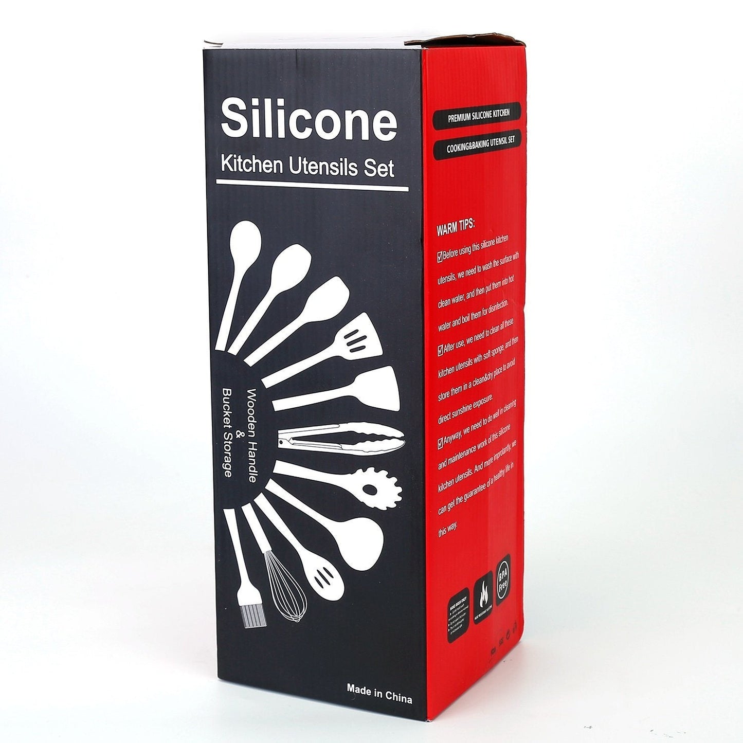 Rynx | 11-Pieces: Silicone Kitchen Utensils Set