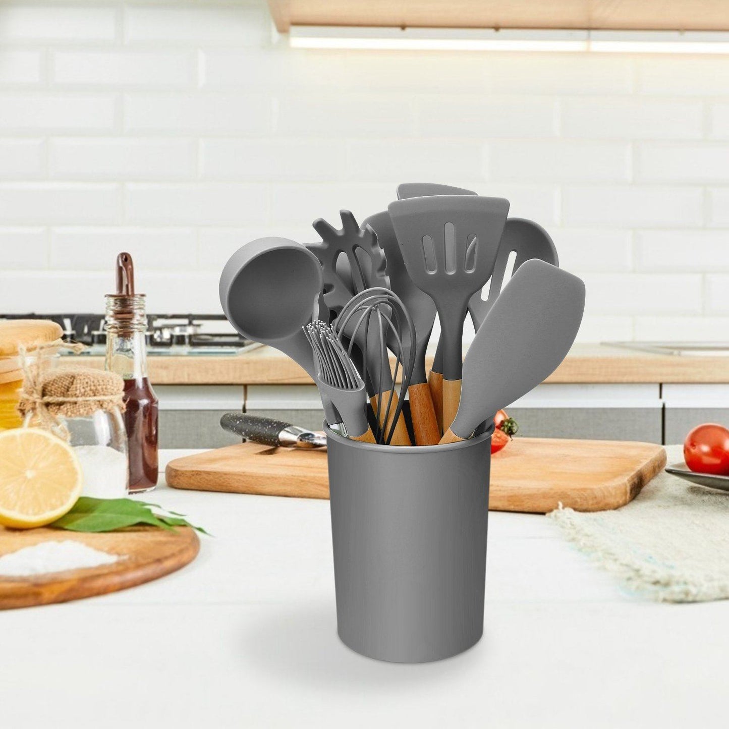 Rynx | 11-Pieces: Silicone Kitchen Utensils Set