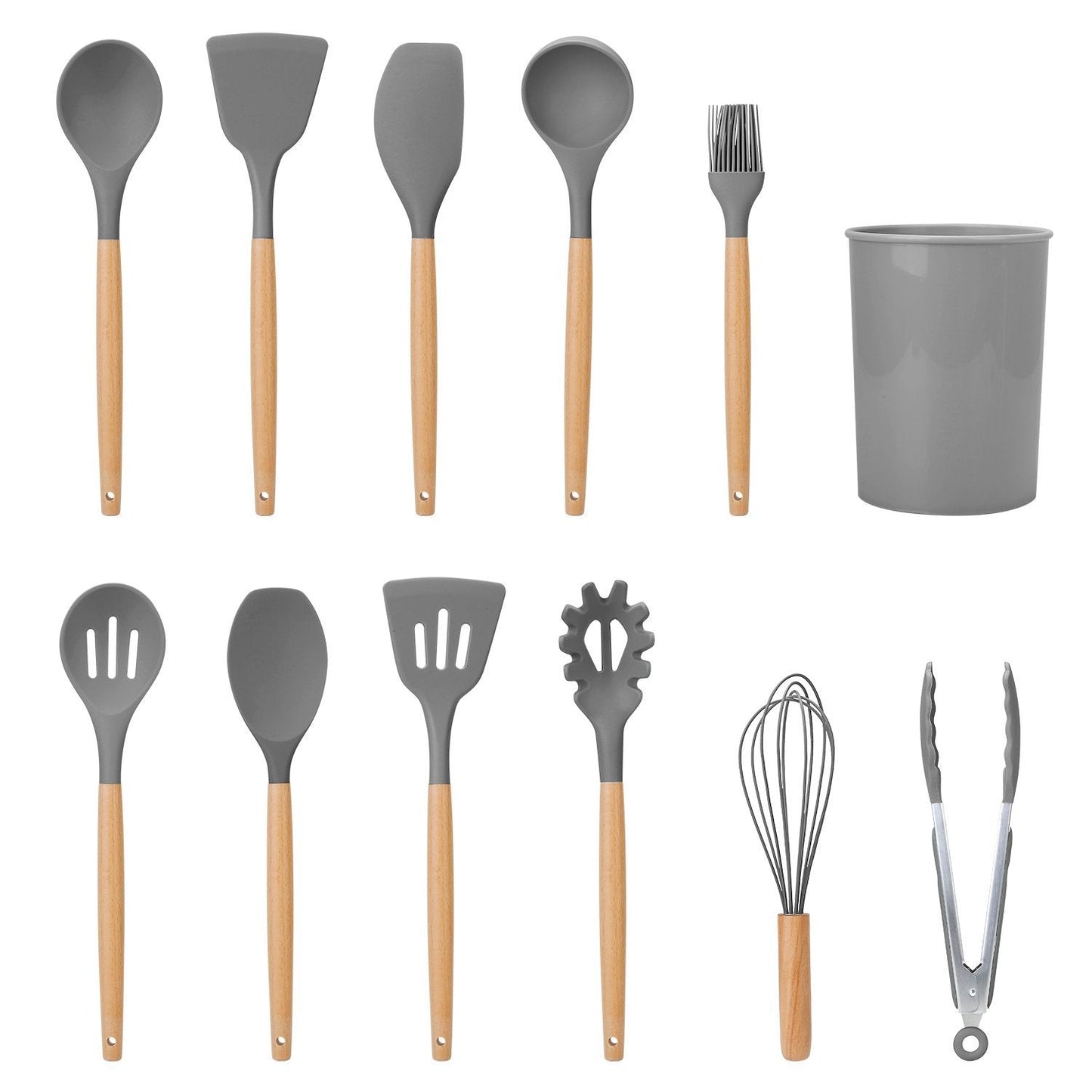 Rynx | 11-Pieces: Silicone Kitchen Utensils Set