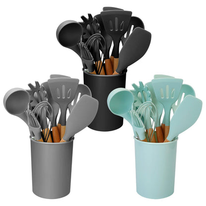 Rynx | 11-Pieces: Silicone Kitchen Utensils Set
