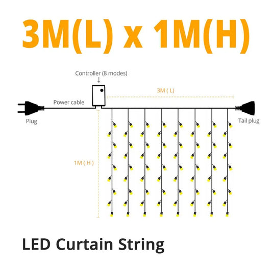 Rynx | LumiCurtain - Outdoor lighting Sling