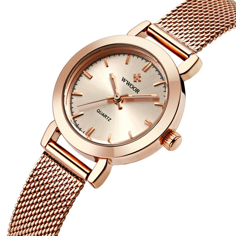 Rynx | Women's watch with quartz movement and stainless steel mesh belt