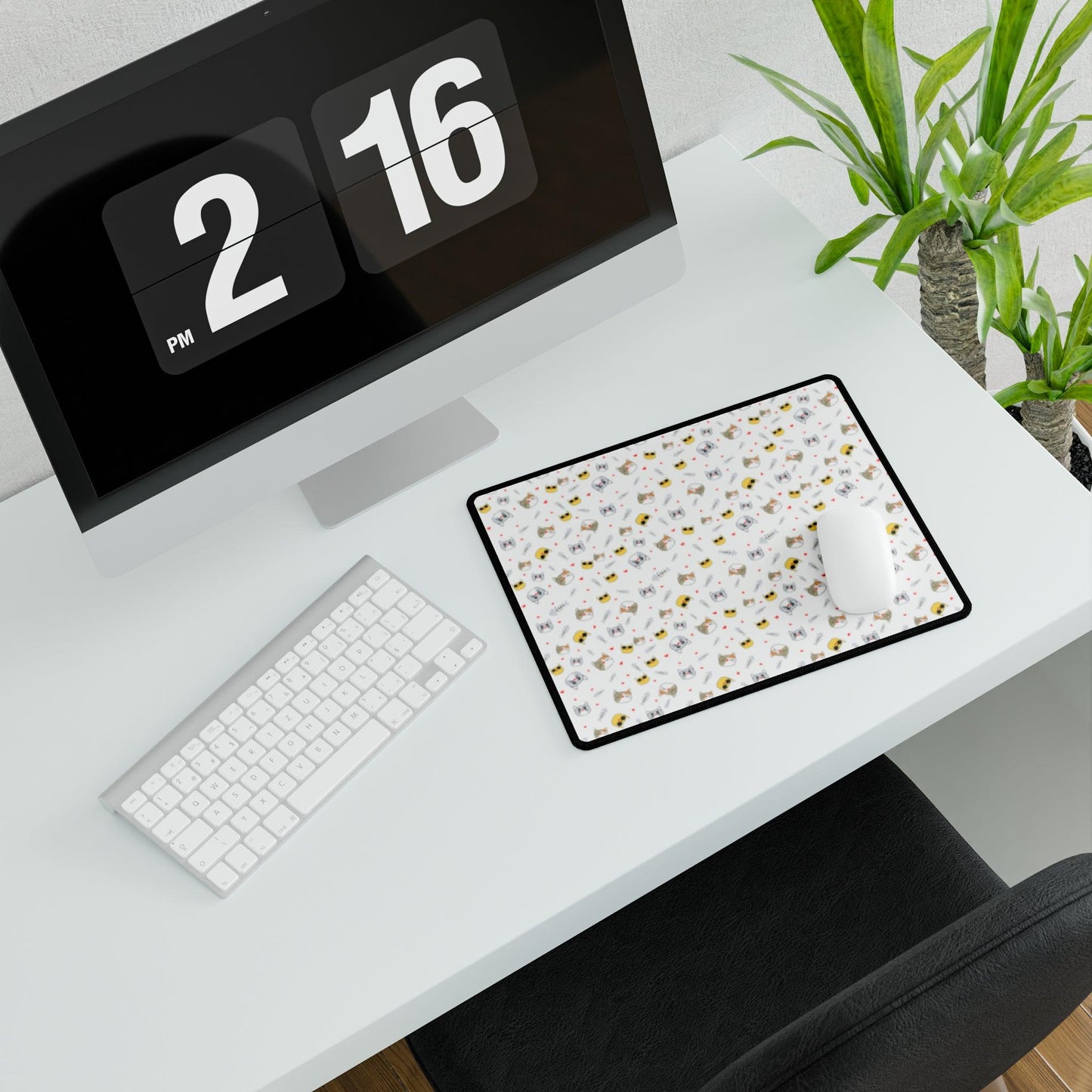 Rynx | Elegant Peekaboo Workspace Mat: Redefine Your Office Style