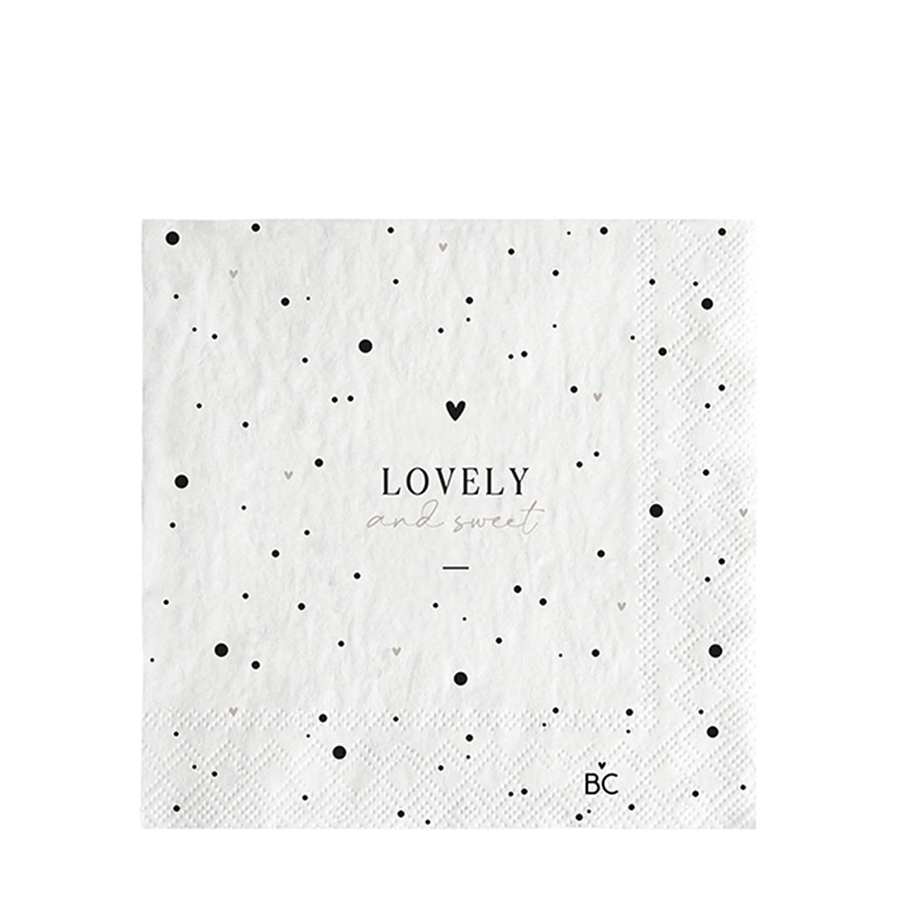 Rynx | Collections Paper Napkin Lovely and sweet White Small