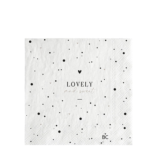 Rynx | Collections Paper Napkin Lovely and sweet White Small