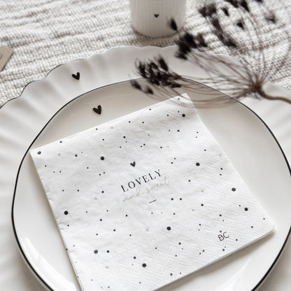 Rynx | Collections Paper Napkin Lovely and sweet White Small