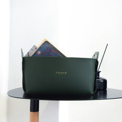 Rynx | Faux leather storage baskets