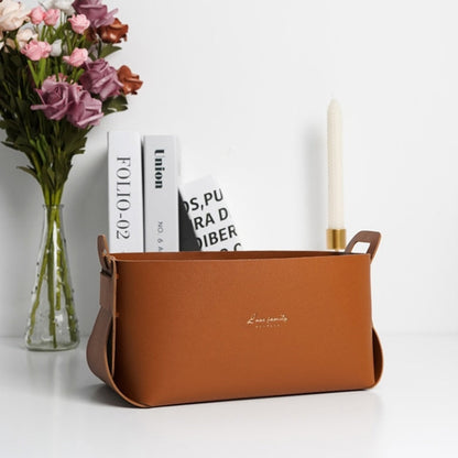 Rynx | Faux leather storage baskets