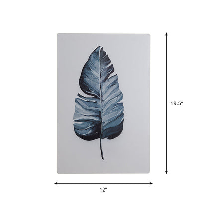 Rynx | White Rectangle Banana Leaf Wall Lamp Nordic Style LED Acrylic Wall Light