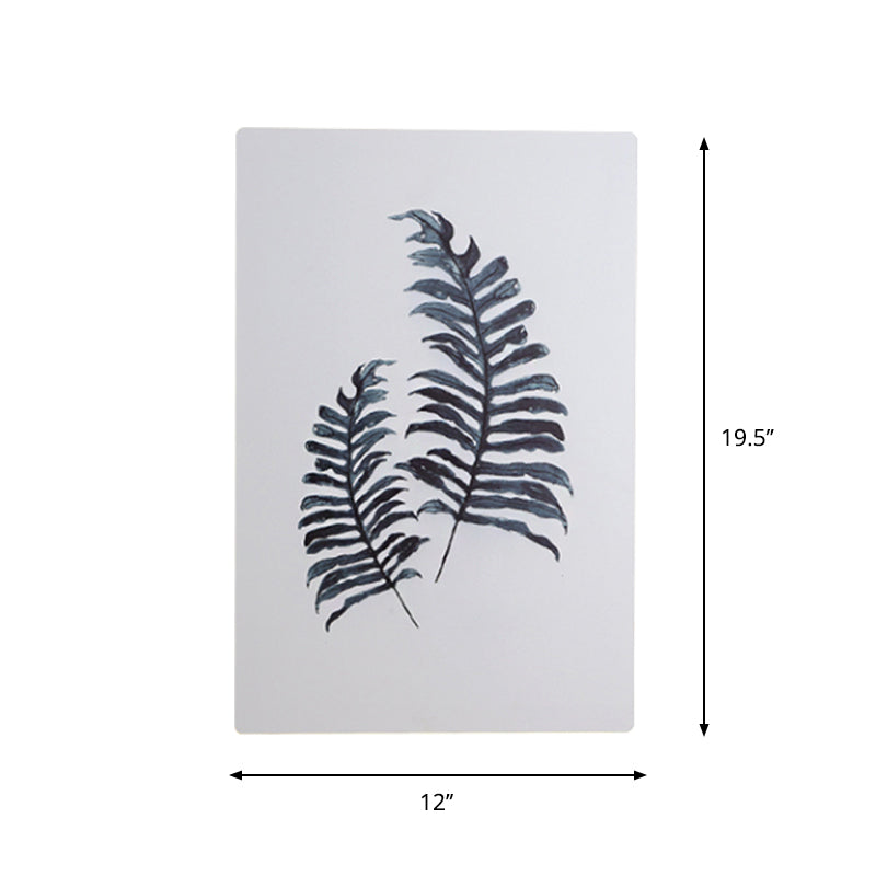 Rynx | White Rectangle Banana Leaf Wall Lamp Nordic Style LED Acrylic Wall Light