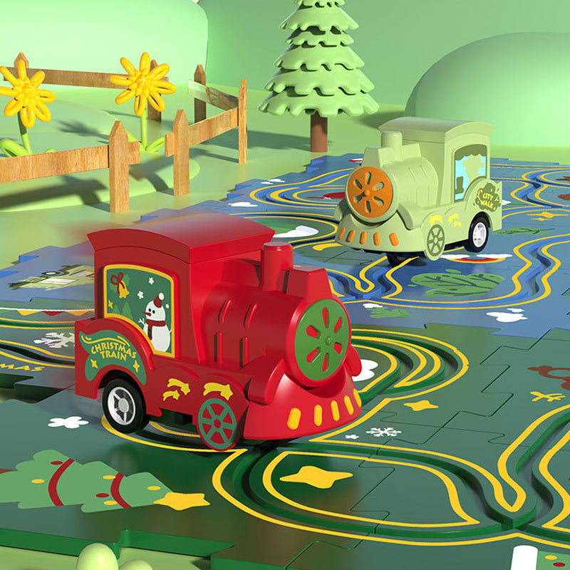 Rynx | Puzzle toy for children with rail vehicles
