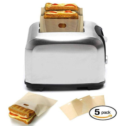 Rynx | Reusable Non-Stick Toaster Bags 5 Pieces